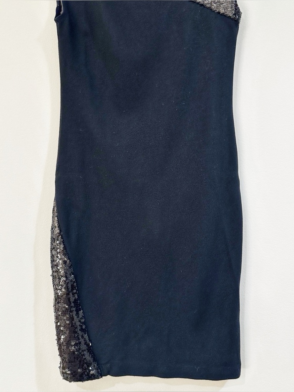 Alice+Olivia Black Bristol Sequin Mini Dress Size Small - Picture 4 of 9